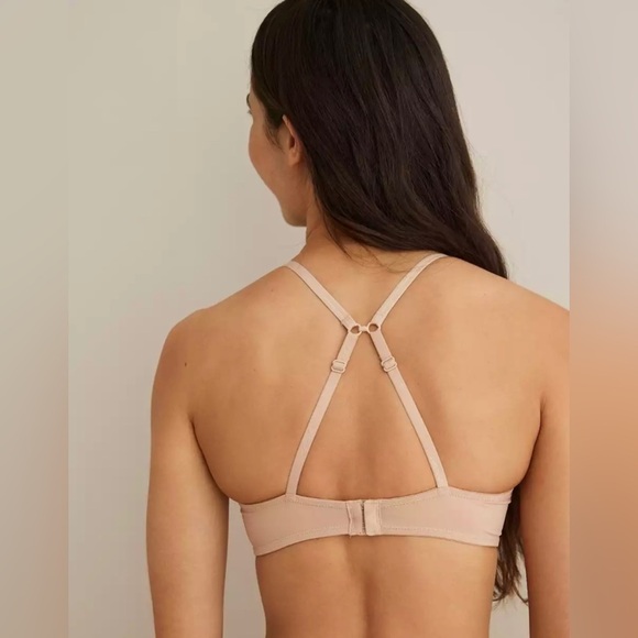 AERIE Real Happy Wireless Push Up Bra Sands - Picture 4 of 9